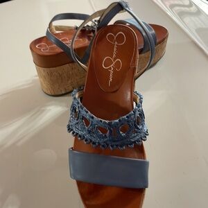 Jessica Simpson wedge sandals 8 1/2